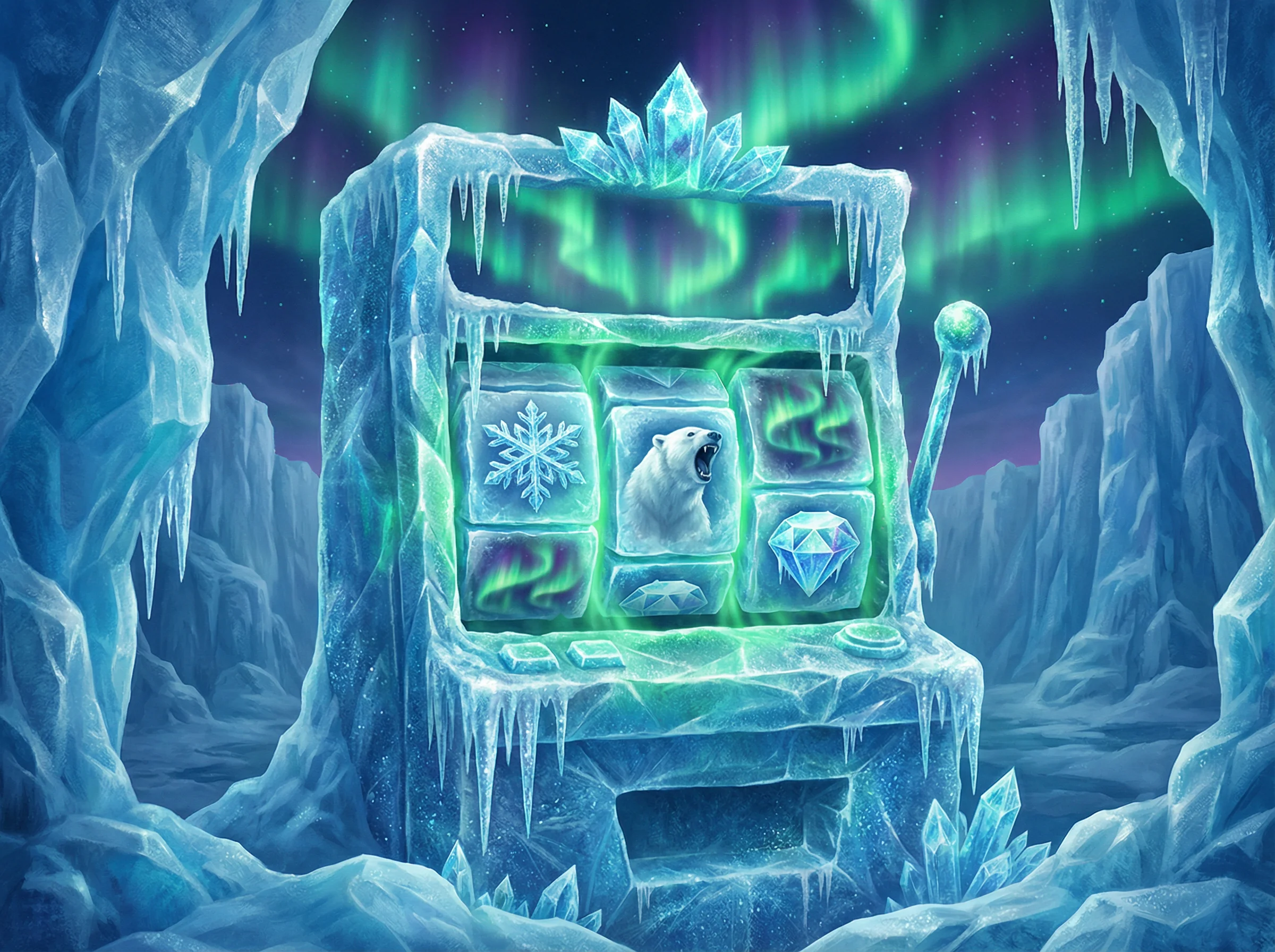 PG电子冰封主题老虎机界面，符号清晰可见